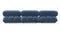 Bellini Sectional - Mario Bellini Sectional, Right Chaise, Aegean Blue Velvet
