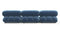 Bellini Sectional - Mario Bellini Sectional, Left Chaise, Aegean Blue Velvet