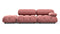 Bellini Sofa - Mario Bellini Open End Sofa, Left, Blush Pink Velvet