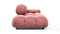 Bellini Sofa - Mario Bellini Open End Sofa, Left, Blush Pink Velvet