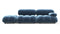 Bellini Sofa - Mario Bellini Open End Sofa, Left, Aegean Blue Velvet