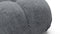 Bellini Module - Mario Bellini Module, Left Arm, Gray Boucle