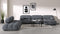 Bellini Module - Mario Bellini Module, Left Arm, Gray Boucle