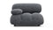 Bellini Module - Mario Bellini Module, Left Arm, Gray Boucle
