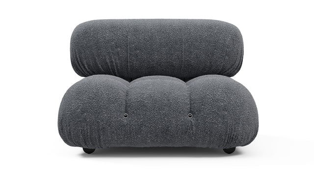Bellini Module - Mario Bellini Module, Armless, Gray Boucle