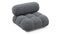 Bellini Module - Mario Bellini Module, Armless, Gray Boucle