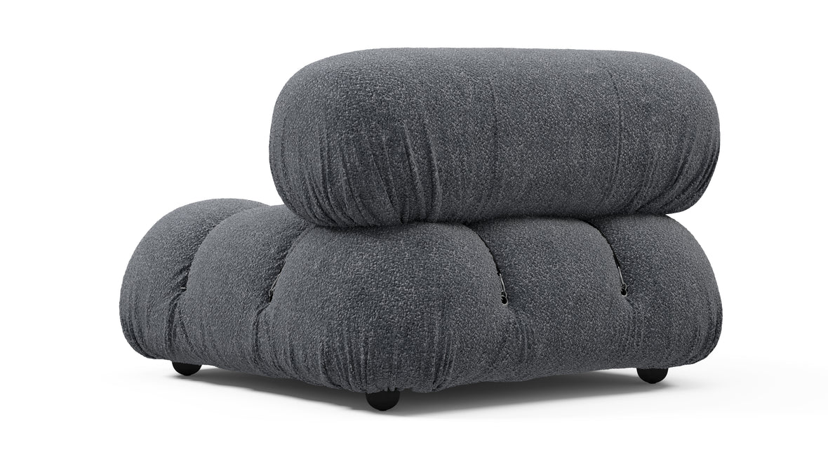 Bellini Module - Mario Bellini Module, Armless, Gray Boucle