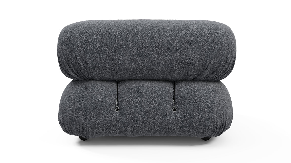 Bellini Module - Mario Bellini Module, Armless, Gray Boucle