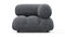 Bellini Module - Mario Bellini Module, Right Corner, Gray Boucle