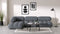 Bellini Module - Mario Bellini Module, Left Corner, Gray Boucle