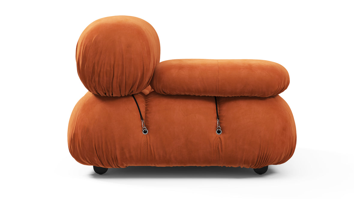 Bellini Module - Mario Bellini Module, Left Arm, Apricot Velvet