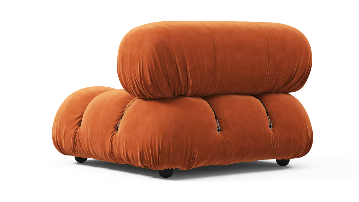 Bellini Module - Mario Bellini Module, Left Arm, Apricot Velvet