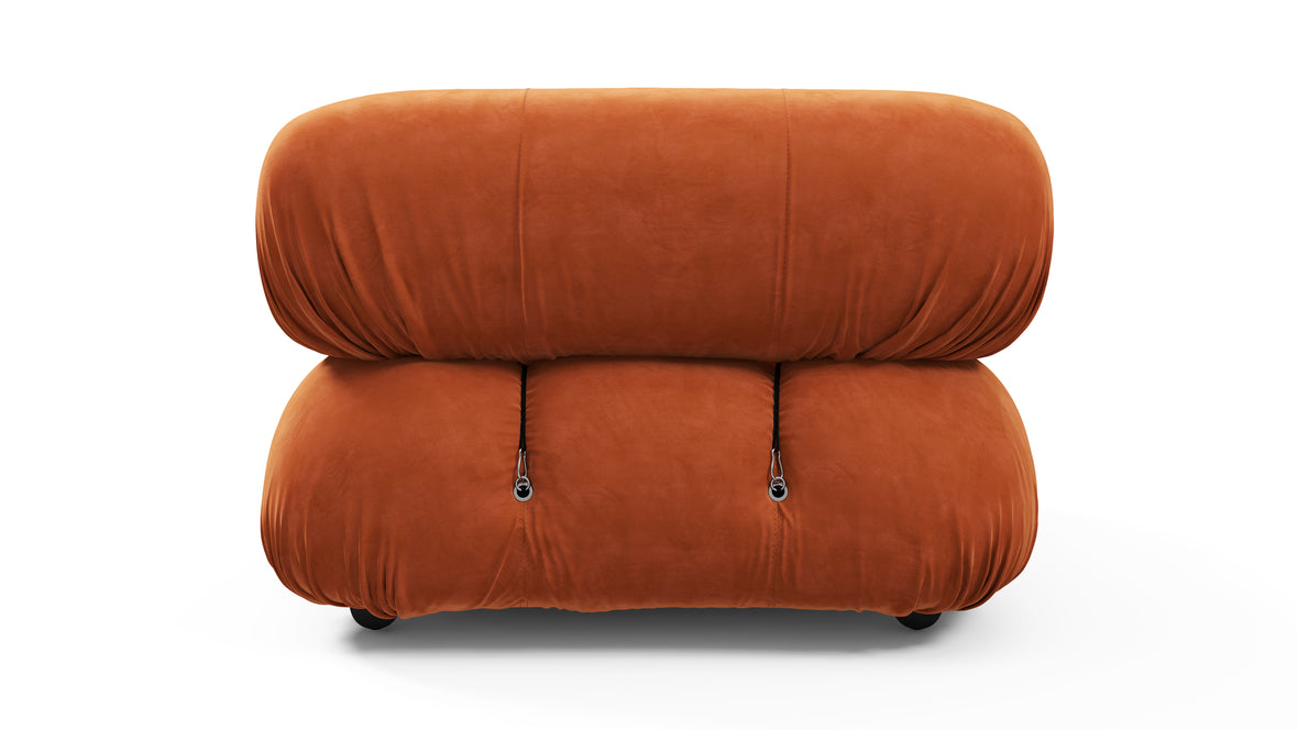 Bellini Module - Mario Bellini Module, Left Arm, Apricot Velvet