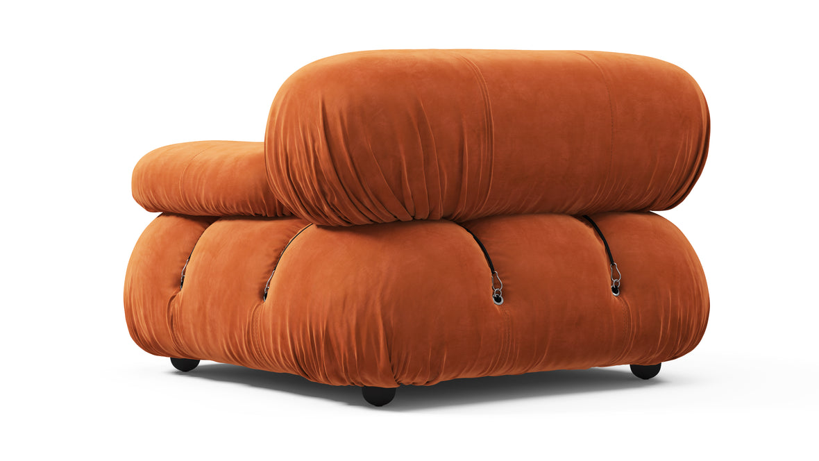 Bellini Module - Mario Bellini Module, Right Arm, Apricot Velvet