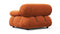 Bellini Module - Mario Bellini Module, Right Arm, Apricot Velvet