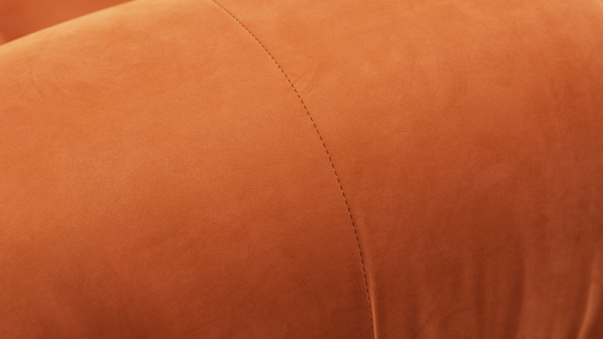 Bellini Module - Mario Bellini Module, Right Corner, Apricot Velvet