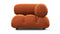 Bellini Module - Mario Bellini Module, Right Corner, Apricot Velvet
