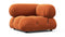 Bellini Module - Mario Bellini Module, Right Corner, Apricot Velvet