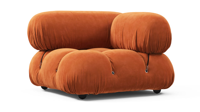Bellini Module - Mario Bellini Module, Right Corner, Apricot Velvet