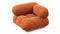 Bellini Module - Mario Bellini Module, Right Corner, Apricot Velvet