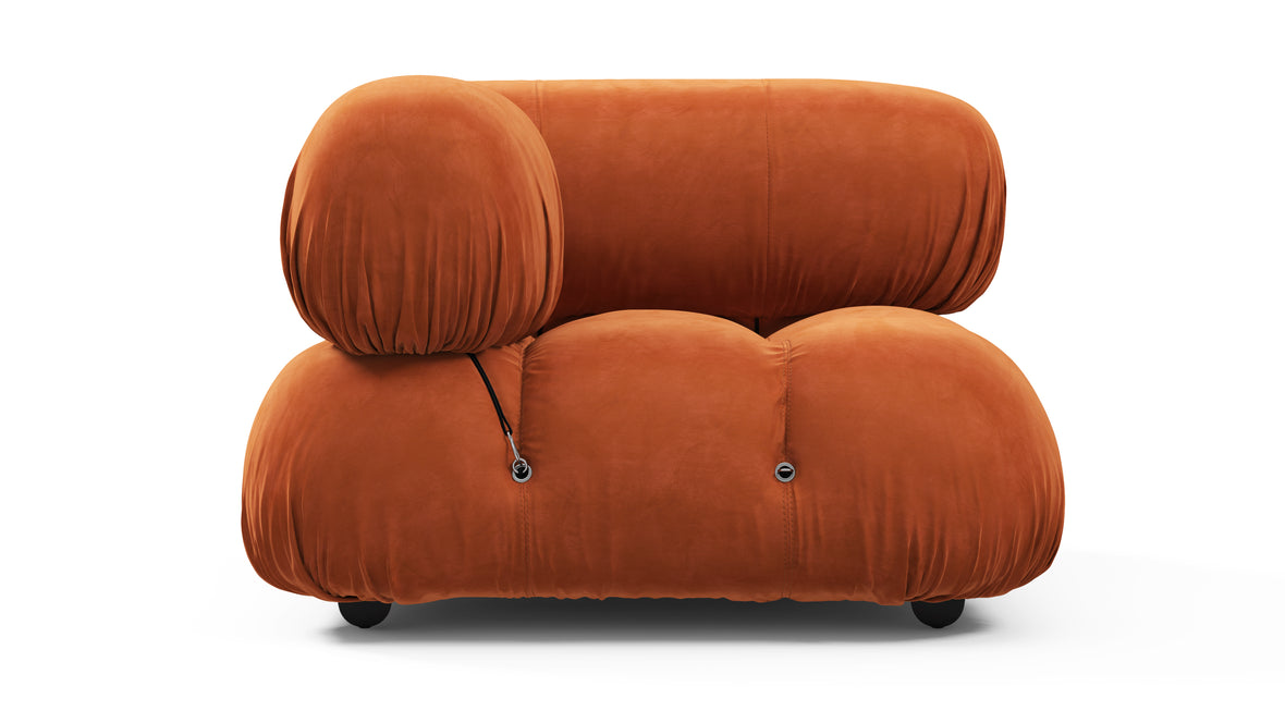Bellini Module - Mario Bellini Module, Left Corner, Apricot Velvet