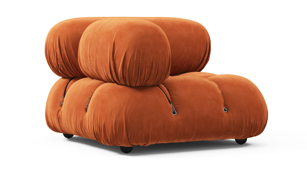 Bellini Module - Mario Bellini Module, Left Corner, Apricot Velvet