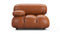 Bellini Module - Mario Bellini Module, Left Arm, Tan Premium Leather