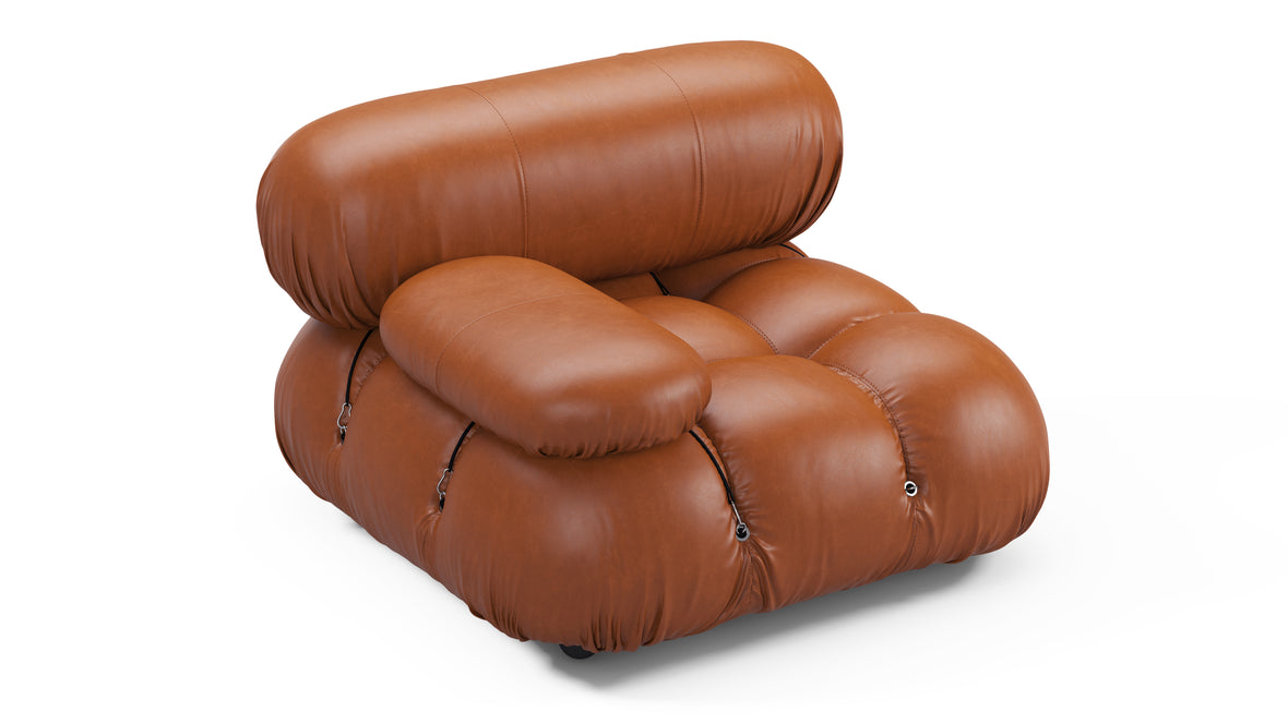 Bellini Module - Mario Bellini Module, Left Arm, Tan Premium Leather