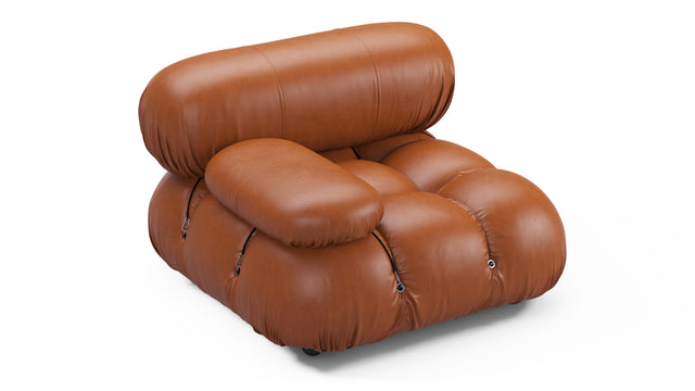Bellini Module - Mario Bellini Module, Left Arm, Tan Premium Leather