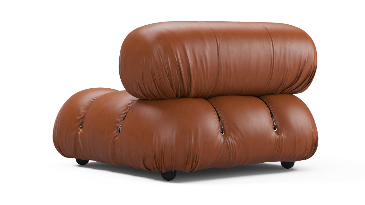 Bellini Module - Mario Bellini Module, Left Arm, Tan Premium Leather