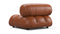 Bellini Module - Mario Bellini Module, Left Arm, Tan Premium Leather