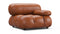 Bellini Module - Mario Bellini Module, Right Arm, Tan Premium Leather