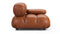 Bellini Module - Mario Bellini Module, Right Arm, Tan Premium Leather