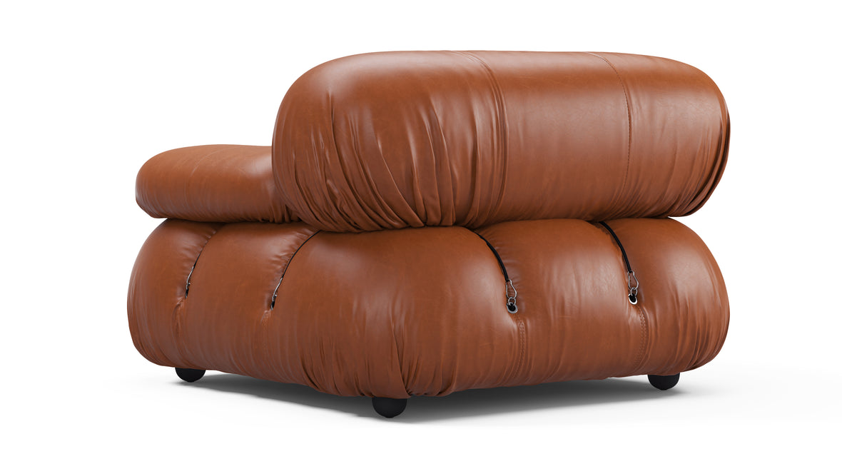 Bellini Module - Mario Bellini Module, Right Arm, Tan Premium Leather