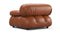 Bellini Module - Mario Bellini Module, Right Arm, Tan Premium Leather