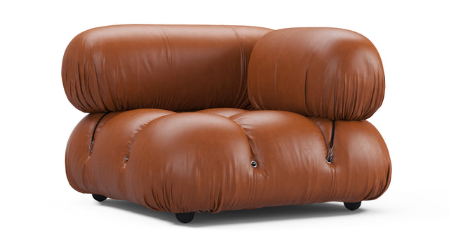 Bellini Module - Mario Bellini Module, Right Corner, Tan Premium Leather