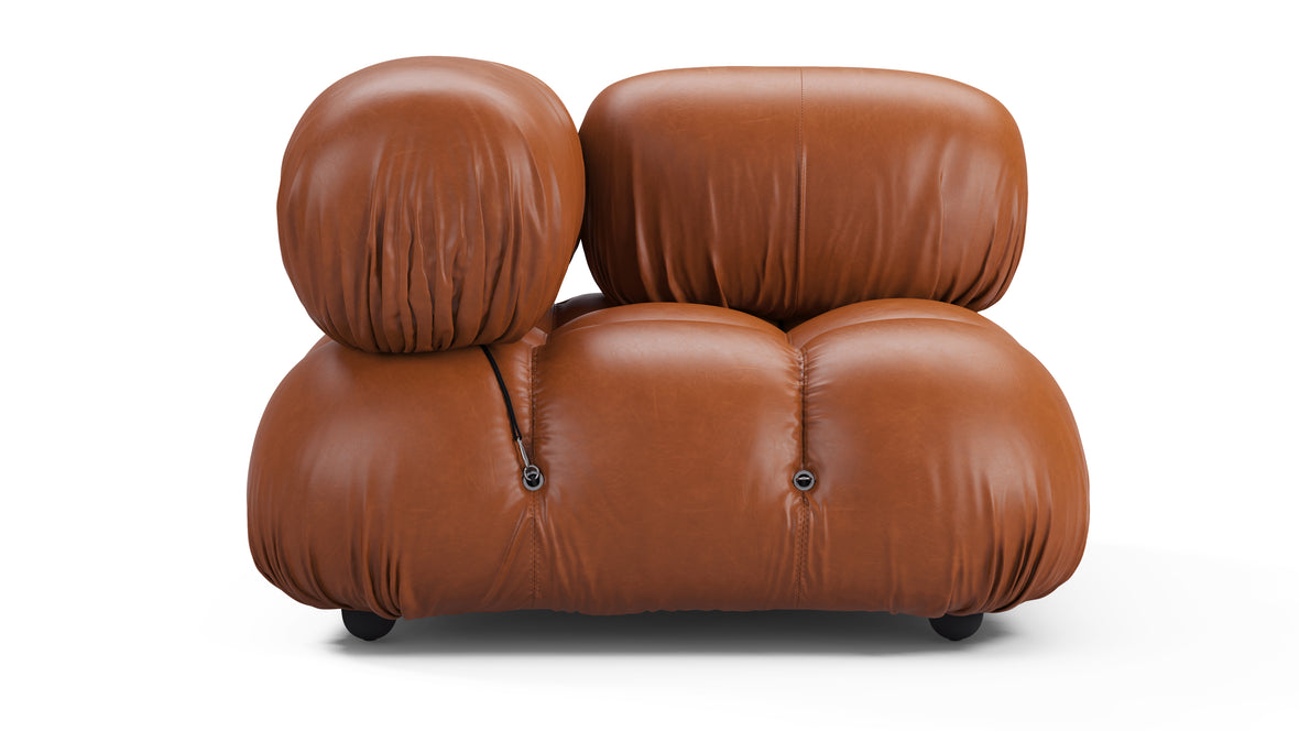 Bellini Module - Mario Bellini Module, Right Corner, Tan Premium Leather