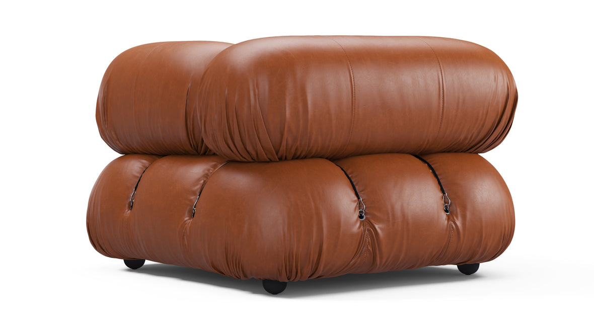 Bellini Module - Mario Bellini Module, Right Corner, Tan Premium Leather