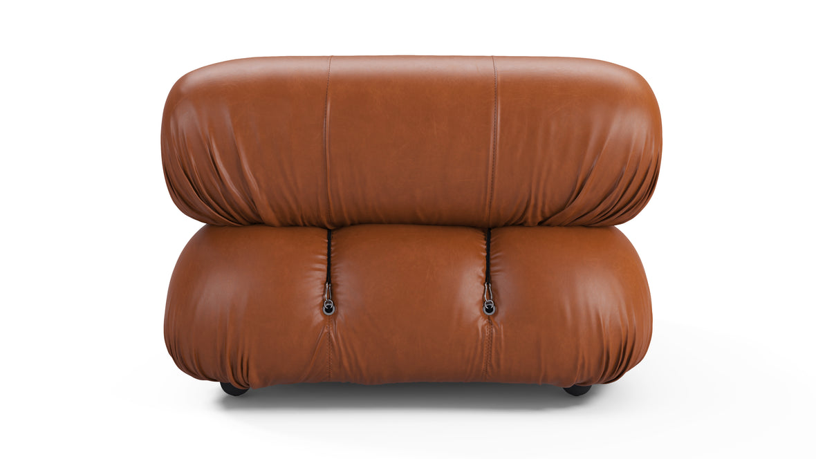 Bellini Module - Mario Bellini Module, Right Corner, Tan Premium Leather