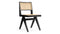 Jeanneret Dining Chair - Pierre Jeanneret Side Chair, Black