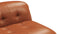 Soriana - Soriana Lounge Chair, Tan Premium Leather