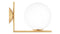 IC - IC Outdoor Wall Light, Brass