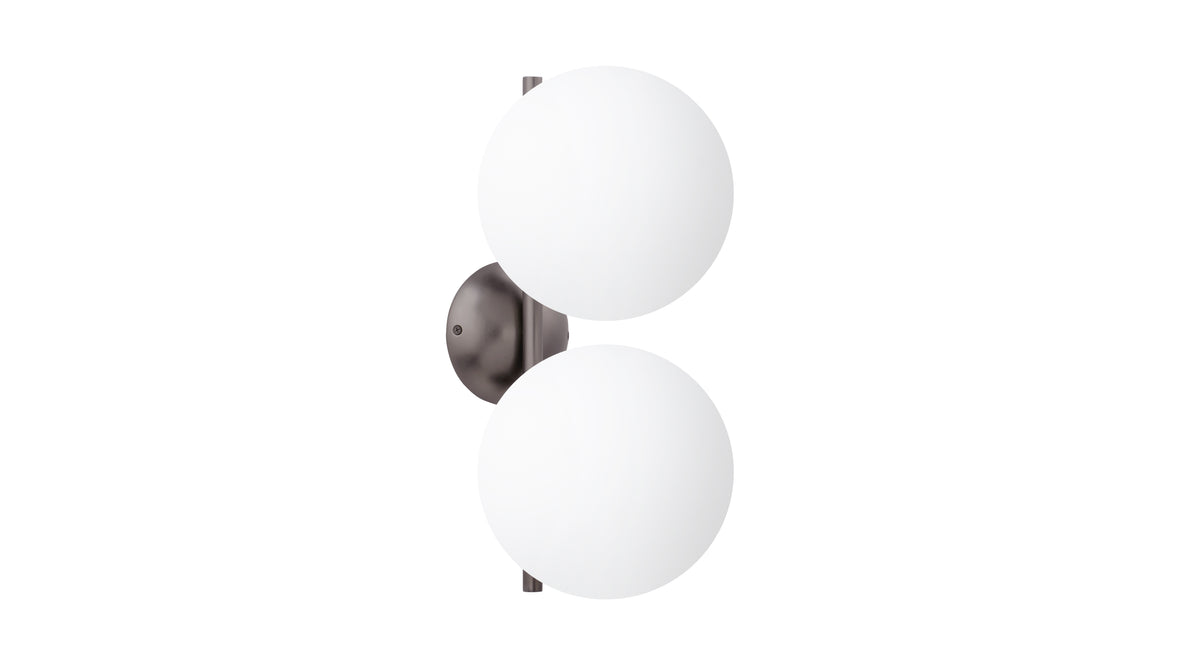 IC - IC Double Wall & Ceiling Light 1, Pewter