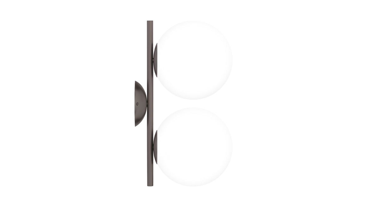 IC - IC Double Wall & Ceiling Light 1, Pewter