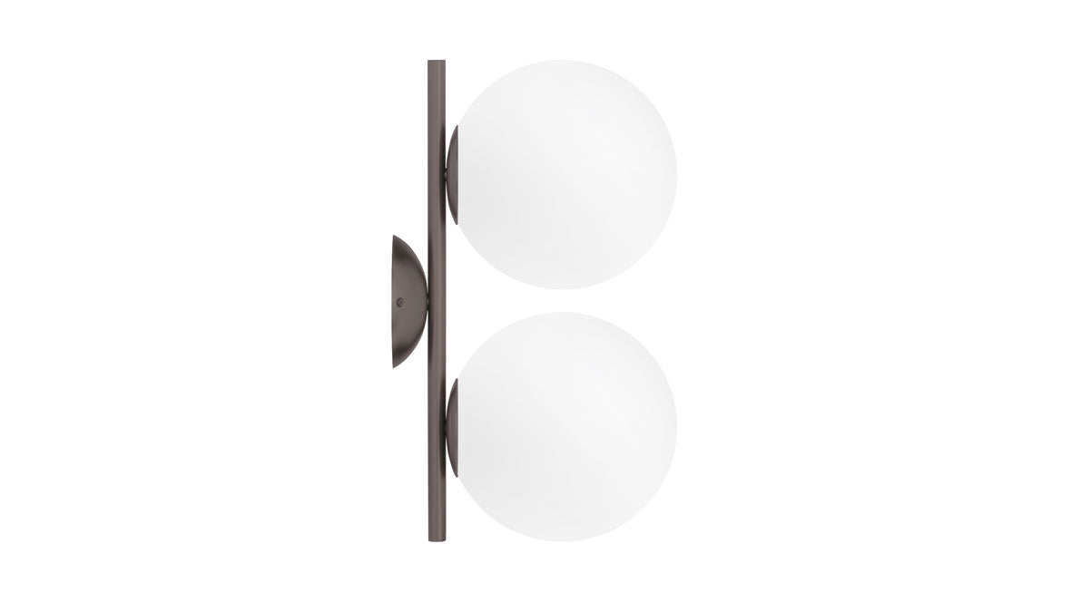 IC - IC Double Wall & Ceiling Light 1, Pewter