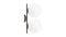 IC - IC Double Wall & Ceiling Light 1, Pewter