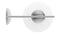 IC - IC Outdoor Wall Light, Chrome