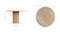 Saturn - Saturn Round Pedestal Dining Table, Travertine, 47in
