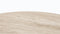 Saga - Saga Round Pedestal Dining Table, Travertine, 55in