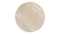 Saga - Saga Round Pedestal Dining Table, Travertine, 55in